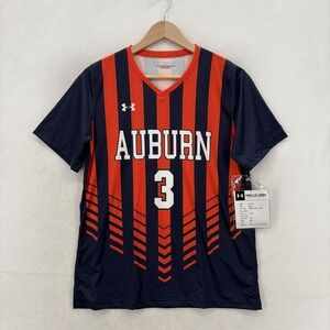 Auburn Tigers Jersey Womens Medium Navy Orange NCAA Soccer Under Armour #3